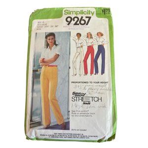Simplicity 9267 Vintage Proportioned Pants size 0